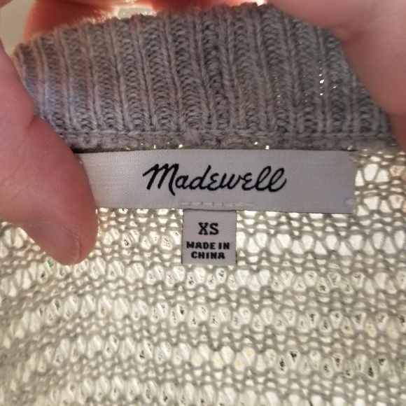 MADEWELL Seabank Cardigan Sweater Oversized Dolman - Picture 7 of 8